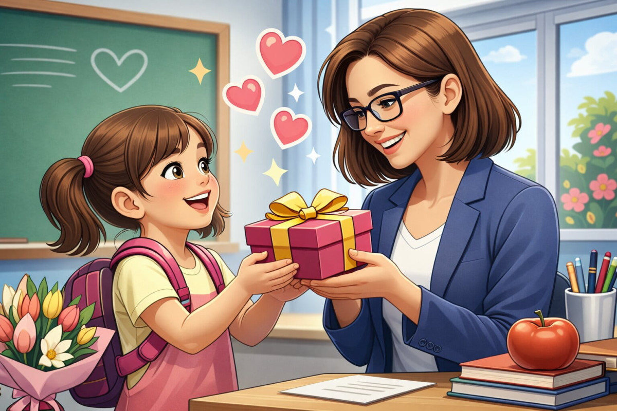 Що діти можуть подарувати вчительці на 8 березня