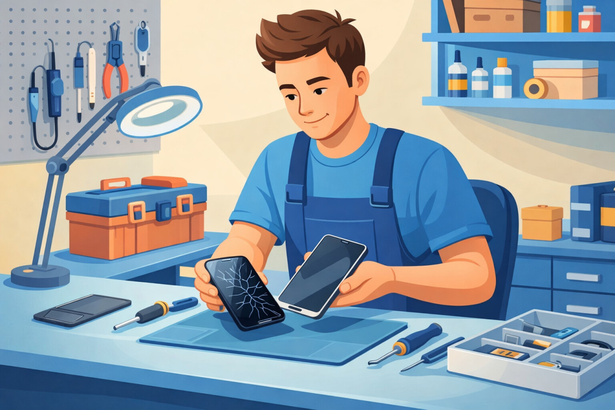 Заміна дисплейного модуля на Android смартфоні: скільки це коштує та на чому можна заощадити?