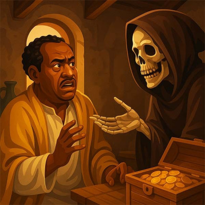 Читати ефіопську народну казку про багача і Смерть Багач і Смерть (ефіопська казка)