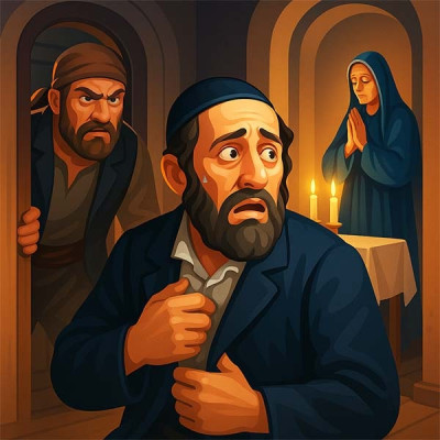 Читати єврейську народну казку про благочестиву розбійницю Благочестива розбійниця (єврейська казка)