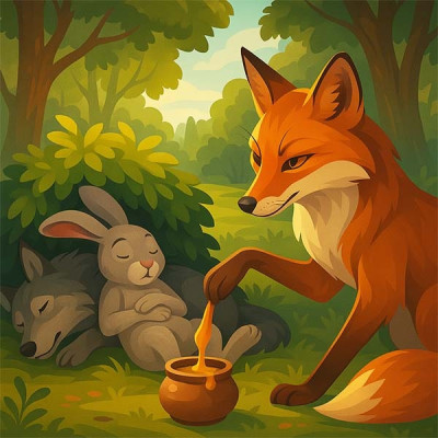 Чому заєць куций (словенська казка)