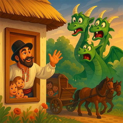 Читати українську народну казку про цигана і змія Циган і змій (українська народна казка)