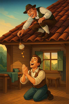 Читати австрійську народну казку про дев’яносто дев’ять гульденів Дев’яносто дев’ять гульденів (австрійська казка)