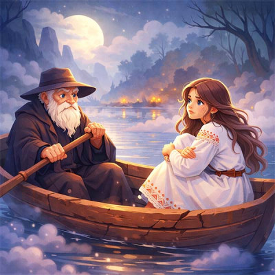 Як дівчина у вербу перетворилася (українська народна казка)