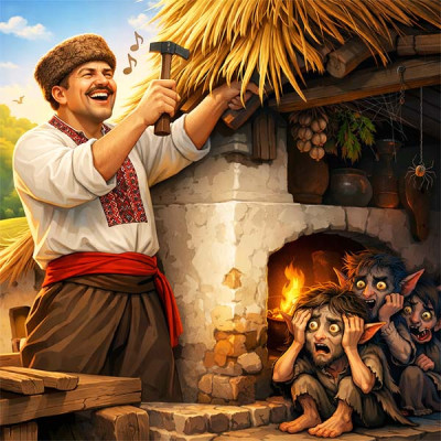 Як Карпо біду годував (українська народна казка)