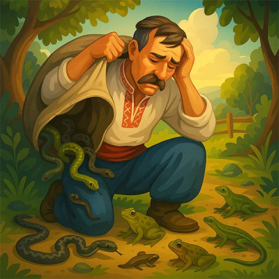 Як появився бусинь (українська народна казка)