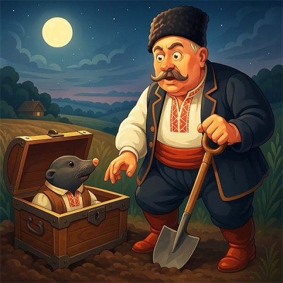 Кріт – багацький син (українська народна казка)