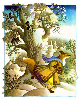 Лисичка-сестричка і вовк-панібрат (українська народна казка)