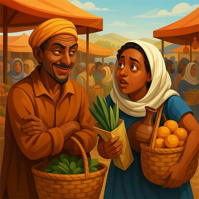 Про жінку, яка ні про що не думала (ефіопська казка)