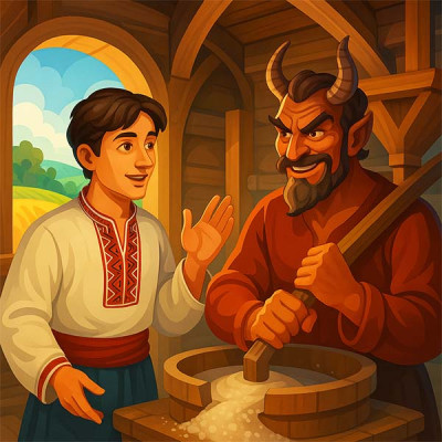 Читати українську народну казку про Салиміна Салимін (українська народна казка)