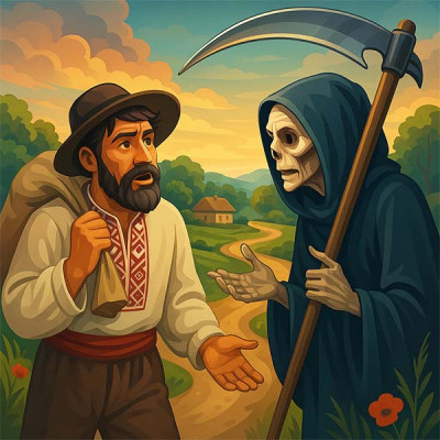 Смерть-кума (українська народна казка)