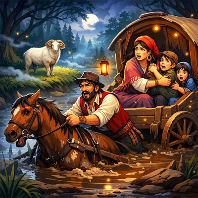 Зачарований баранець (циганська казка)