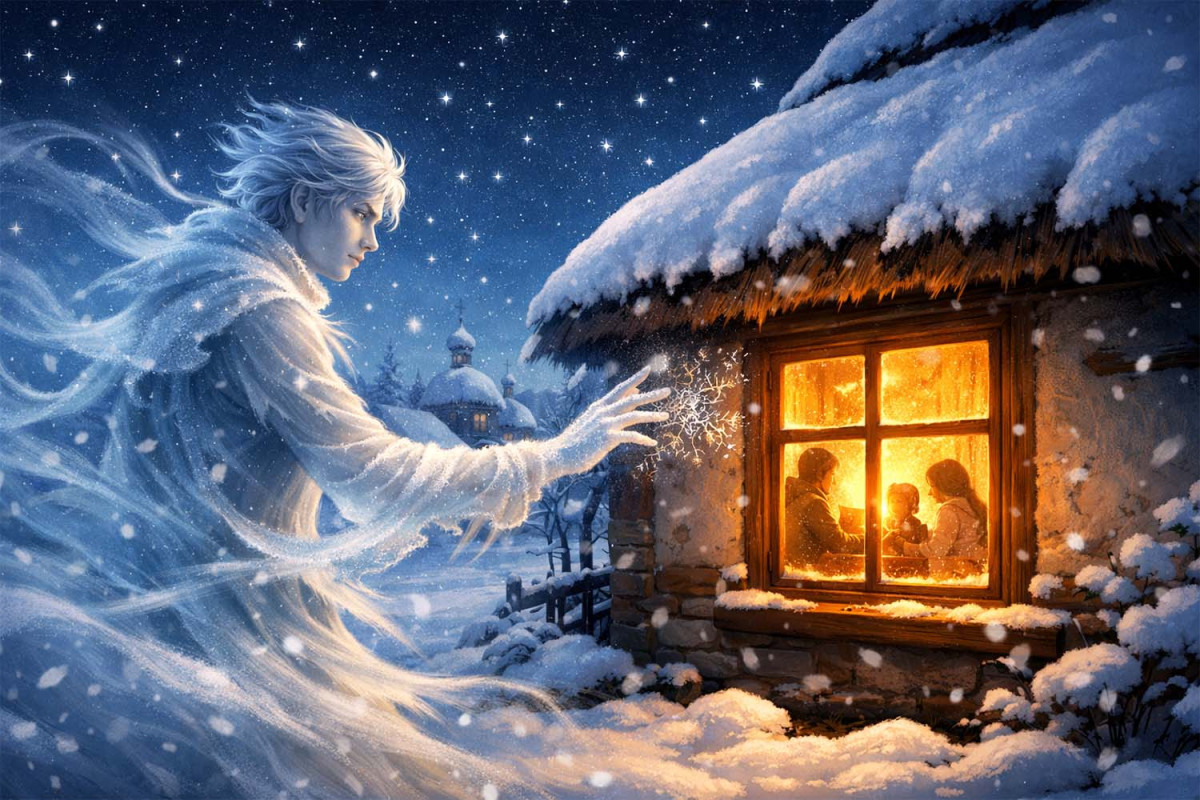 Читати українську народну казку про те, чому Вітер не має дому Чому Вітер не має дому (українська народна казка)