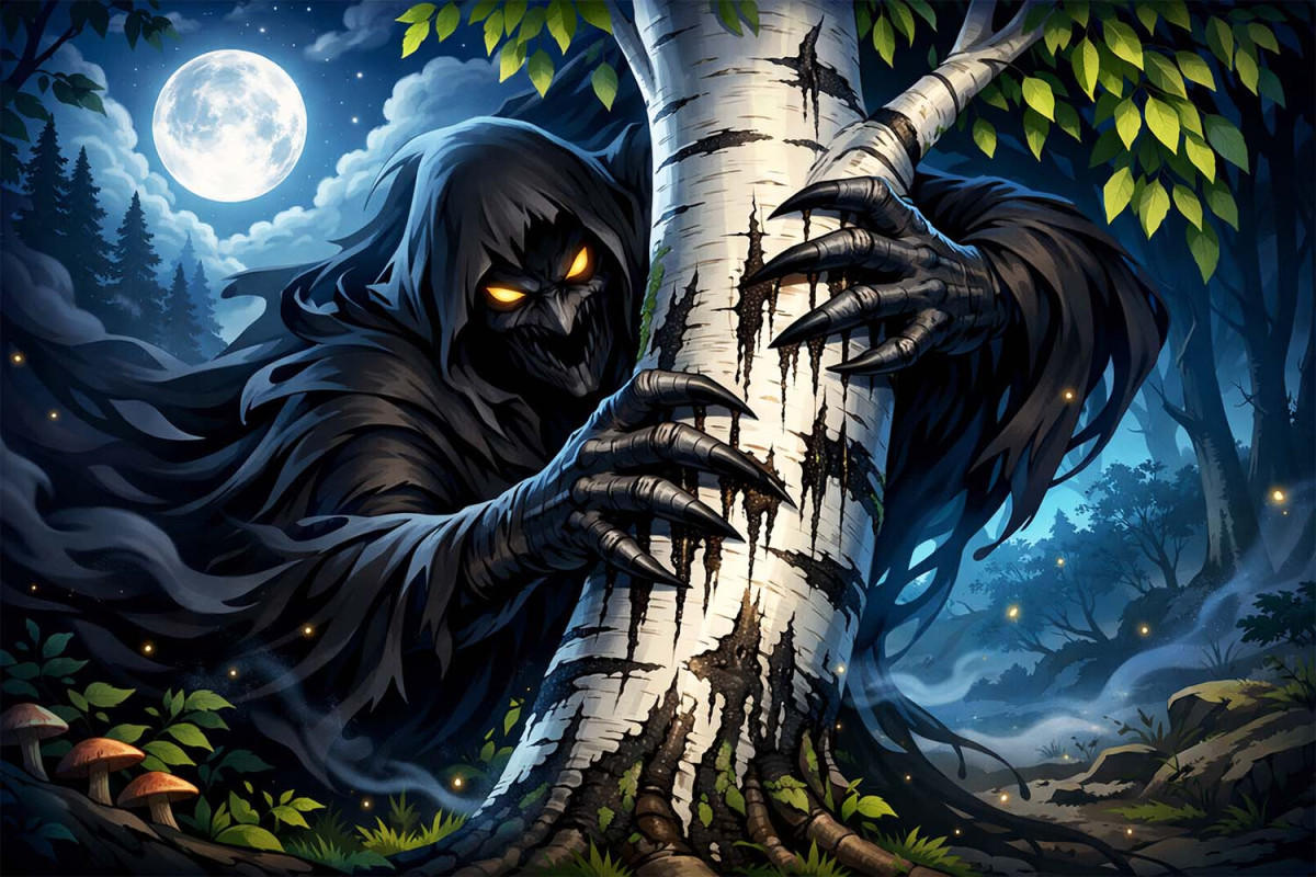 Читати українську народну казку про чорні сліди холодної ночі Чорні сліди холодної ночі (українська народна казка)