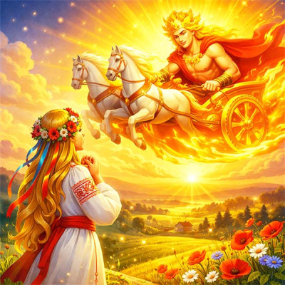 Як з'явився соняшник (українська народна казка)