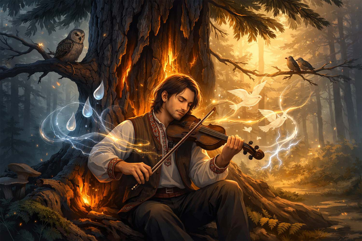 Читати українську народну казку про скрипаля і ціну справжнього мистецтва Про скрипаля і ціну справжнього мистецтва (українська народна казка)