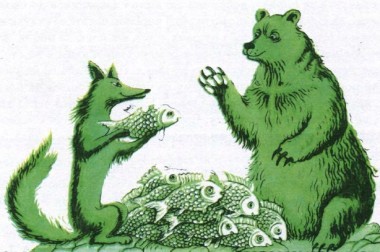 Ведмідь та лисиця (фінська казка)