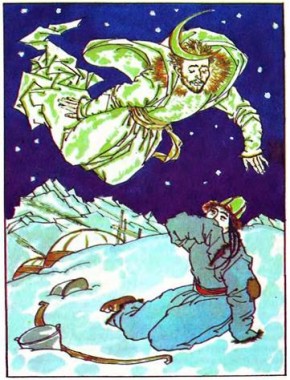Дівчина на місяці (киргизька казка)