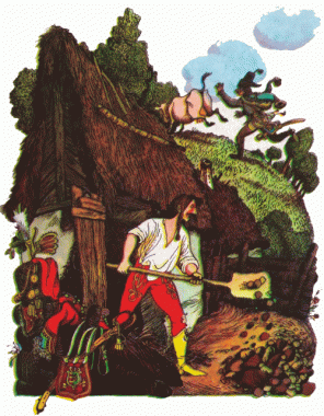 Жолудник і Моховик (угорська казка)