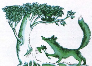 Лисиця і горобчиха (фінська казка)