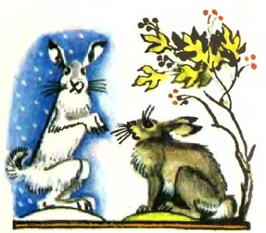 Сніг і заєць (бурятська казка)