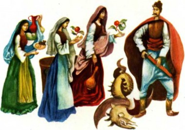 Троє братів і золота яблуня (болгарська казка)