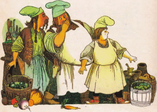 Цвіркун (угорська казка) - кухарі